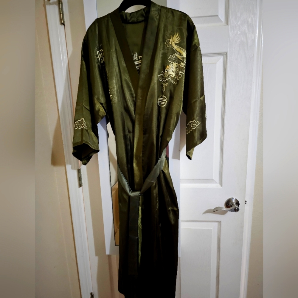 Dark green robe